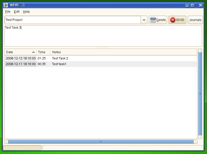 Main window screenshot